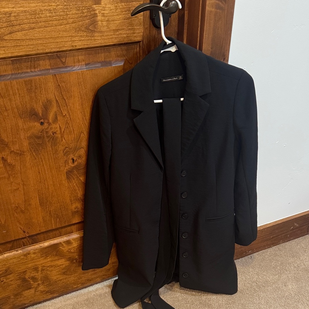 Abercrombie & Fitch Black Blazer Dress